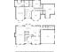 Layout showing the first and second floor including a garage and breakfast nook at 345 Riverstone Dr, Hiram, GA 30141