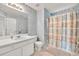 Full bathroom with vanity, and shower-tub combo at 4435 Grove Nw Dr, Acworth, GA 30101