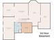 Basement floor plan featuring a recreation room, bedroom, bath, electrical room, and garage at 7804 Gusty Trl, Douglasville, GA 30135