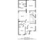 Second floor plan featuring bedrooms, Gathering room, and bathrooms with walk-in closets at 8360 Village School Dr, Cumming, GA 30041