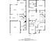 Detailed floor plan showcasing the layout of this 2-story home with spacious rooms and dimensions at 8360 Village School Dr, Cumming, GA 30041