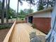 Spacious wooden deck area with outdoor seating, perfect for entertaining at 1177 Baker Ln, Marietta, GA 30062