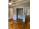 Spacious bedroom with hardwood floors and walk-in closet at 1177 Baker Ln, Marietta, GA 30062