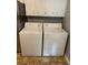 Functional laundry area with modern side by side washer and dryer at 1177 Baker Ln, Marietta, GA 30062