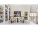 A library with built-in bookshelves and plenty of room to read at 3280 Stillhouse Se Ln # 108, Atlanta, GA 30339