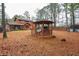 Backyard featuring a gazebo, inviting outdoor relaxation and entertainment at 4800 Silverberry Nw Ln, Acworth, GA 30102