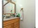 Bathroom with a single sink vanity at 4800 Silverberry Nw Ln, Acworth, GA 30102