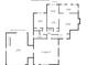 Detailed floor plan of the home's main level, illustrating the layout and dimensions of each room at 4800 Silverberry Nw Ln, Acworth, GA 30102