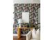 Decor in hallway features patterned wallpaper, a wooden console table, and art at 1196 Wylie Se St, Atlanta, GA 30316