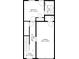 Floorplan of first floor featuring garage, foyer, bedroom, and bath at 1196 Wylie Se St, Atlanta, GA 30316