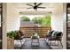 Inviting outdoor patio with comfortable seating and a view of mature trees at 1196 Wylie Se St, Atlanta, GA 30316