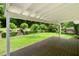 Back deck view highlighting a serene backyard and a well-maintained outdoor space perfect for relaxation and entertaining at 1492 Sagewood Cir, Stone Mountain, GA 30083