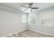 Bright bedroom with wood floors and a ceiling fan at 4228 Laurel Creek Se Ct # 6, Smyrna, GA 30080