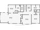 Upstairs floor plan of bedrooms, bathrooms, and closets with dimensions for layout customization at 4228 Laurel Creek Se Ct # 6, Smyrna, GA 30080