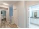Hallway with decorative flooring leading to bathroom at 4228 Laurel Creek Se Ct # 6, Smyrna, GA 30080