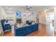 Spacious living room with hardwood floors, a fireplace, built-in shelving and modern decor at 4228 Laurel Creek Se Ct # 6, Smyrna, GA 30080