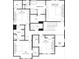 Upstairs floor plan featuring primary suite, bedrooms, bathrooms, walk-in closets, laundry, and labeled dimensions at 723 Crest Line Trl, Powder Springs, GA 30127