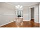 Elegant dining room featuring hardwood floors, classic trim, and an open layout at 2858 Valley Ridge Dr, Decatur, GA 30032