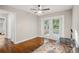 Bright room with French doors, wood flooring, and neutral walls at 2858 Valley Ridge Dr, Decatur, GA 30032