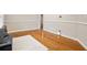 Neutral living space with hardwood floors, large window, and classic trim at 2858 Valley Ridge Dr, Decatur, GA 30032