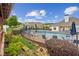 Community pool area with lounge chairs, umbrellas, and well-maintained landscaping for a relaxing and enjoyable experience at 333 Lauren Ln, Woodstock, GA 30188