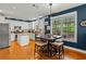 Bright kitchen featuring stainless steel appliances, an island, and a cozy breakfast nook at 638 Glen Valley Way, Dacula, GA 30019