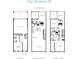 Floorplan for The Benton III showing first, second, and third floors at 1007 Crown Oak St # 45, Johns Creek, GA 30022