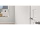 Bedroom has a view from a window and a door at 1400 Gray Branch Dr, Lawrenceville, GA 30045