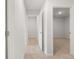 Hallway with open closet and bedroom at 1400 Gray Branch Dr, Lawrenceville, GA 30045