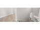 Carpeted steps lead up to the next level in this bright home at 1400 Gray Branch Dr, Lawrenceville, GA 30045