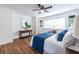 Bright bedroom showing decor, hardwood floors, and lots of natural light at 115 Biscayne Nw Dr # F10, Atlanta, GA 30309