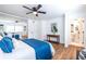 Bright bedroom with mirrored closet showing bathroom access at 115 Biscayne Nw Dr # F10, Atlanta, GA 30309