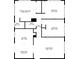 Detailed floor plan showcasing the layout of the bedrooms, living spaces, and bathrooms at 115 Biscayne Nw Dr # F10, Atlanta, GA 30309