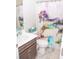 Charming bathroom featuring a horse themed shower curtain at 2159 Holland Creek Ln, Buford, GA 30519