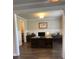 Bright and airy home office with built-in desk and plenty of storage at 2159 Holland Creek Ln, Buford, GA 30519