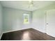 Bedroom featuring ceiling fan, and a window at 3551 Clay Rd, Austell, GA 30106