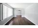 Spacious living room with hardwood floors and large window for natural light at 3551 Clay Rd, Austell, GA 30106