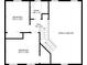Second floor layout displays bedrooms, bathroom, and staircase to the lower level at 6065 Ashbury Ln, Cumming, GA 30028