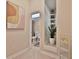 Hallway that leads to a bath with a decorative niche perfect for storage and decor at 2125 Clay Rd, Austell, GA 30106