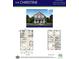 This is an elevation rendering for The Christine, a two-story home with three bedrooms and two and a half bathrooms at 130 Bartow Street, Lot #3, Fayetteville, GA 30214