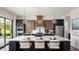 Beautiful kitchen featuring a large island, modern cabinetry, stainless steel appliances, and pendant lighting at 1063 Winding Branch Dr, Canton, GA 30114
