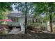 Backyard view with deck, patio, grill, and lush greenery at 2063 Willow Chase Ct, Tucker, GA 30084