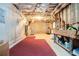 Unfinished basement with exposed ceiling and concrete walls at 2063 Willow Chase Ct, Tucker, GA 30084