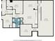 Basement floorplan featuring bedrooms, kitchen, Gathering room, utility and bathrooms with dimensions at 2063 Willow Chase Ct, Tucker, GA 30084