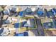 Aerial view of the property and the surrounding neighborhood featuring many homes at 4825 Odum View Ln, Cumming, GA 30040