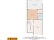 Detailed floor plan showcasing layout of main floor: bedroom, bathroom, garage and covered patio at 3745 Meeting St, Duluth, GA 30096