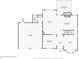 Layout of the first-floor featuring a spacious kitchen, living room, garage, and den at 41 Wexford Nw Cir, Cartersville, GA 30121