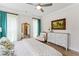 Bright bedroom with large bed, neutral tones, and stylish curtains at 309 Mcdaniel Pl, Canton, GA 30115