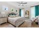 Serene main bedroom with large bed, neutral tones, and stylish curtains for a relaxing retreat at 309 Mcdaniel Pl, Canton, GA 30115