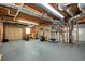 Unfinished basement area offering potential for customization and extra storage space at 3885 Lake Juliette Dr, Buford, GA 30519